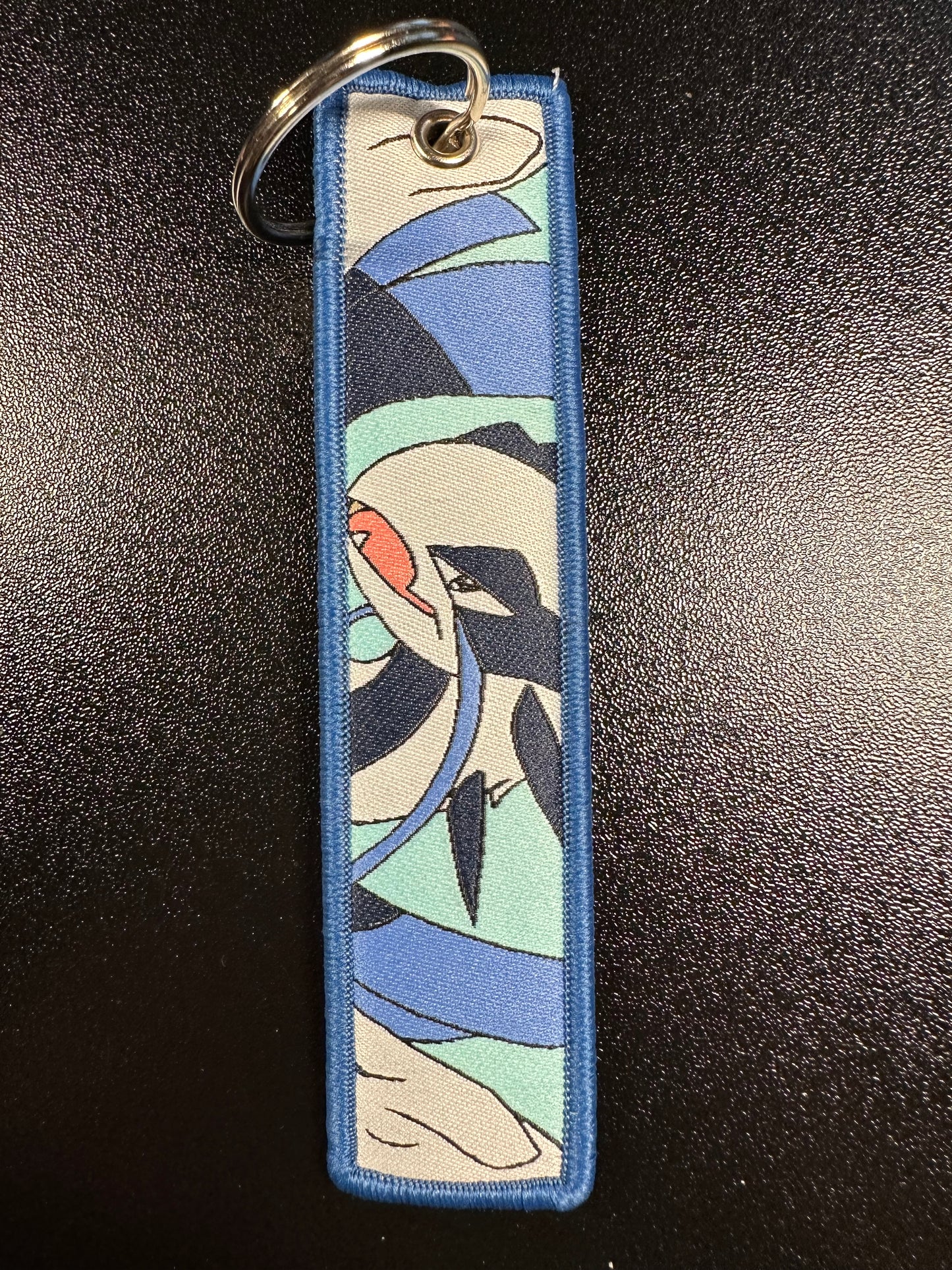 Lugia Embroidered Keychain