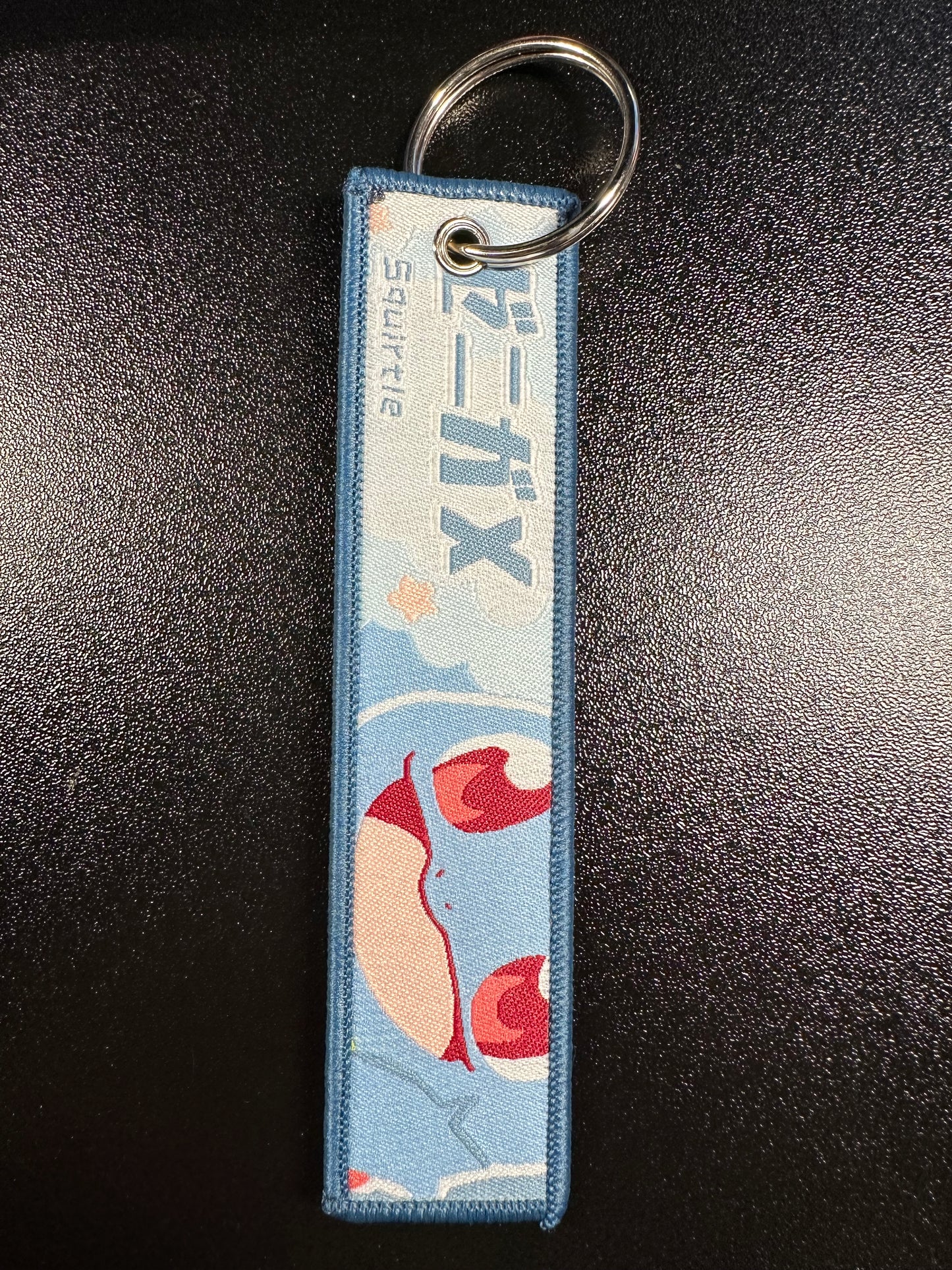 Squirtle Embroidered Keychain