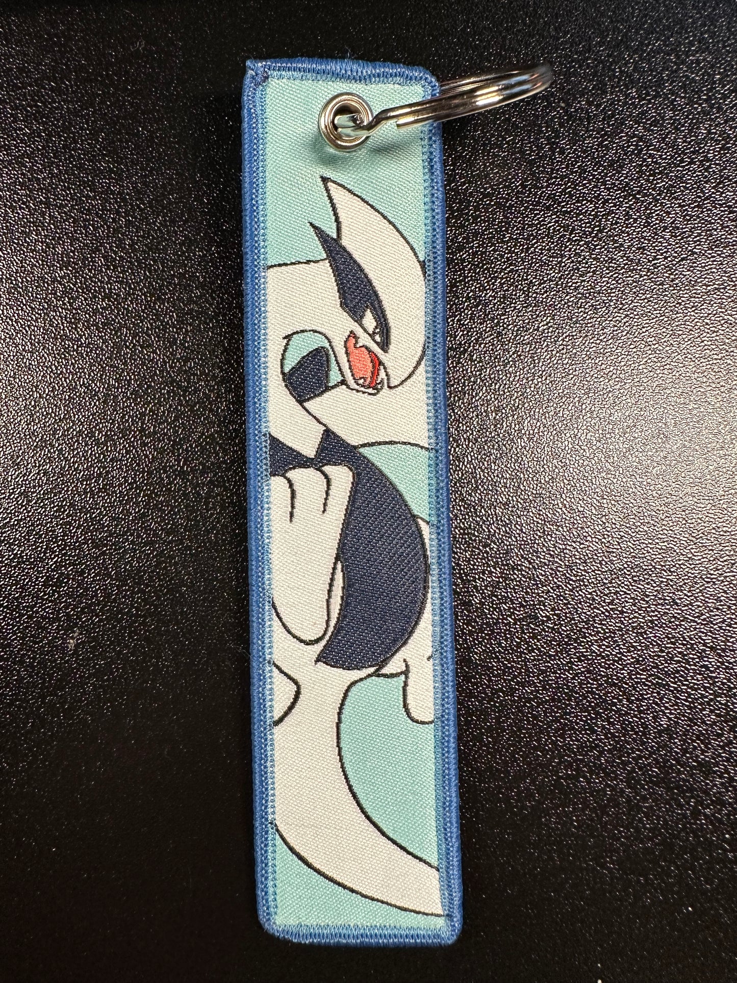 Lugia Embroidered Keychain