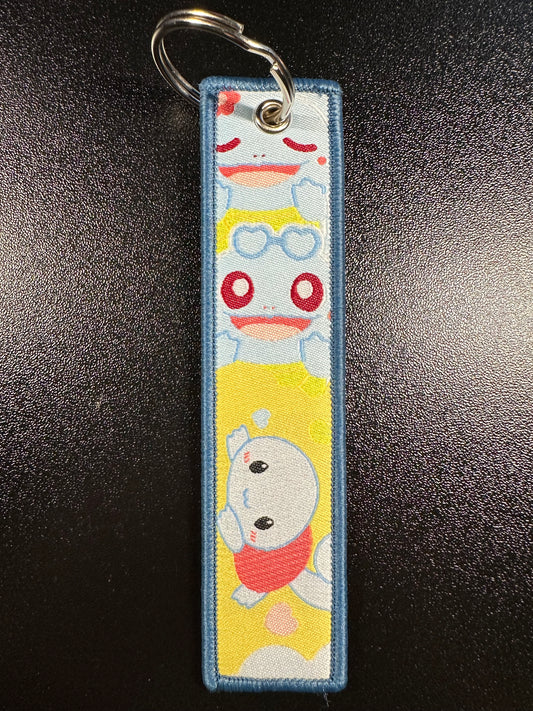Squirtle Embroidered Keychain